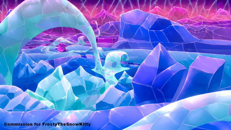 Painted environment (FrostyTheSnowKitty)